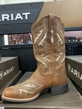 Ariat Ladies 9.5 Round Up Bliss Western Boot NEW